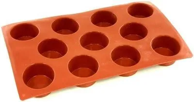 Image de Sambonet, moules en silicone transparent pour pâtisserie, modèle "Minimuffins", référence P0002-P00051-47742-20