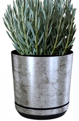 Produktbild von Kerd DEKOR 14 Blumentopf Altsilber Stein-Effekt