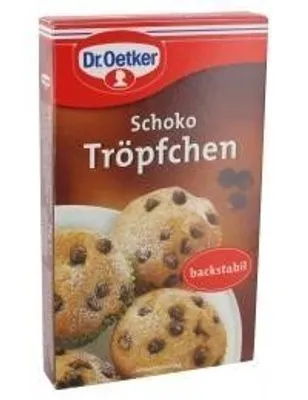 Zdjęcie produktu dla Dr Oetker - Składnik do pieczenia dropsów czekoladowych - 75g