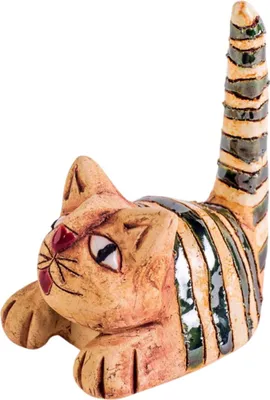 Immagine prodotto di Portagioie gatto "Elisa" a righe