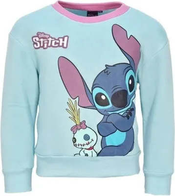 Produktbild von Disney Lilo und Stitch Kinder Mädchen Sweater Pulli Pullover – Blau / 98