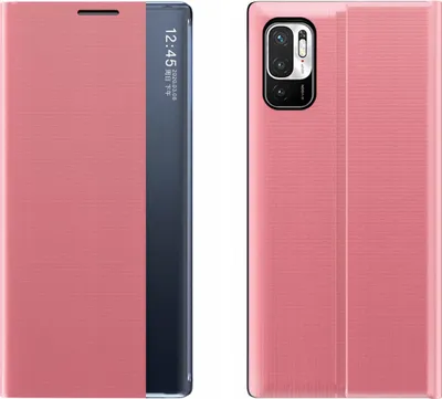 Zdjęcie produktu dla New Sleep Case pokrowiec etui z klapką z funkcją podstawki Xiaomi Redmi Note 11S / Note 11 różowy
