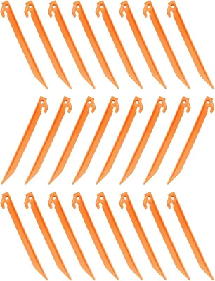 Produktbild von Kunststoff Zeltheringe 230 mm, 24 Stück, Stark und Robust, Grün, Für Zelt und Camping