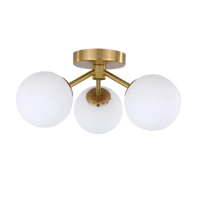 Zdjęcie produktu dla Lampa sufitowa Dorado złoto-biała 3xG9x40W metal wym:17x36x33cm IP20 Light Prestige