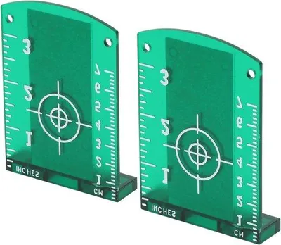 Produktbild von Laserdoelplaat mit Reflektoren für Laserlinienlevel - hochsichtbares Lasermessinstrument