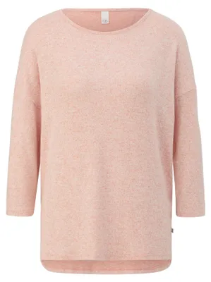 Produktbild von s.Oliver T-Shirt Loose Fit Rundhals 3/4-Ärmel Viskosemix-Jersey verlängerter Rücken