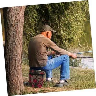 Produktbild von Leichter Gartenhocker aus Kunststoff – stabiler, tragbarer Sitz für Gartenarbeit, Angeln, den Außenbereich und Picknicks