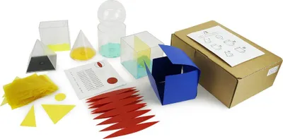Produktbild von TimeTEX Geometrie-Körper-Set Premium, 24-tlg. in Box