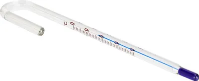 Zdjęcie produktu dla Hztyyier Wiszący termometr do akwarium w kształcie litery U Wiszący szklany termometr do akwarium Monitor temperatury wody (12 mm)