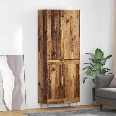 Produktbild von vidaXL Highboard Altholz 69,5 x 34 x 180 cm Holzwerkstoff