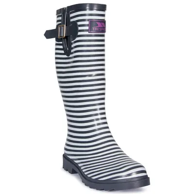 Produktbild von Trespass Damen Gummistiefel Samira TP4178 (39 EU) (Marineblau gestreift)