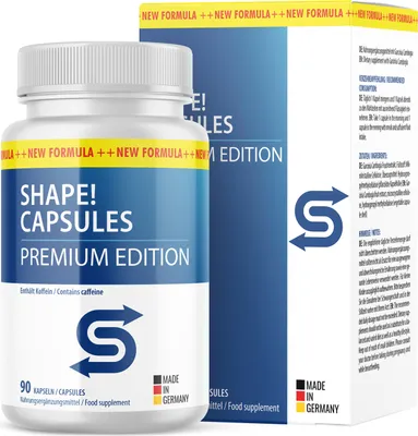 Produktbild von S Extra Shape Kapseln | Dein täglicher Begleiter für Männer & Frauen | im Maxi-Pack 90 Kapseln