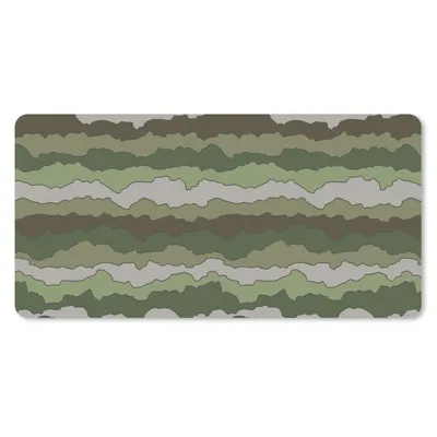 Produktbild von MuchoWow® Mauspad Mousepad Camouflage - Muster - Armee 60x30 cm - Mousepads - Maus Mat - Pad - Mausunterlage - Nachhaltig
