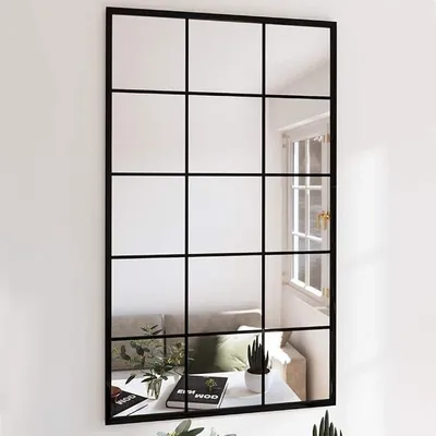 Imagen del producto de Espejo de pared, color , 100x60 cm, metal, diseño moderno