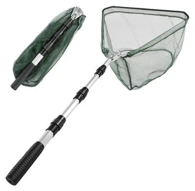 Image de Filet de pêche, télescopique, pliable, 130 cm