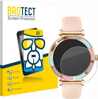 Produktbild von BROTECT Schutzglas für Braidol Smartwatch 1.27" Schutzfolie Panzer Folie Glas Display Schutz klar