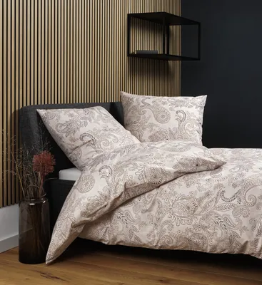 Produktbild von Janine Design Soft-Baumwolle-Bettwäsche-Garnitur CORTINA 71001 Farbe kupfer mocha Größe 155x220+80x80