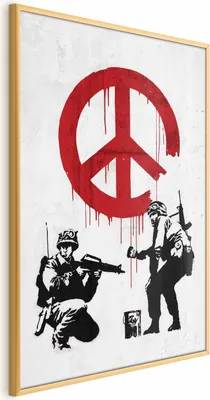 Produktbild von Posterpapier Poster - War and Peace 60x90 cm Streetart i-C-0143-ao-a
