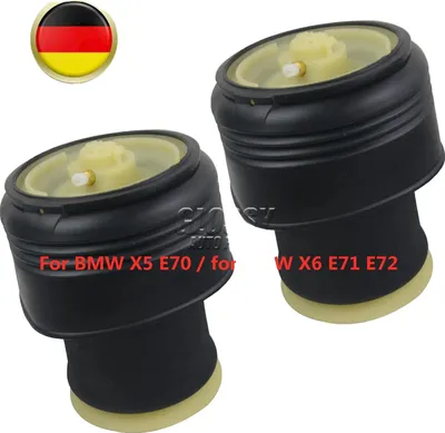 Immagine prodotto di Soffietto per sospensione pneumatica posteriore, compatibile con BMW X5 E70 / & BMW X6 E71 E72, alta capacità di carico