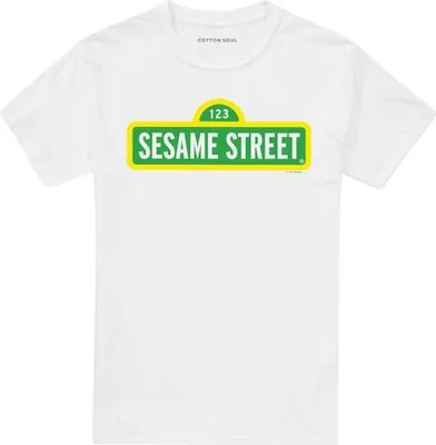 Immagine prodotto di Sesame Street - Maglietta da uomo/donna unisex TV20740 (L) (Bianco)