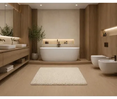 Produktbild von 60x90 cm Badematte Rabbit New ivory