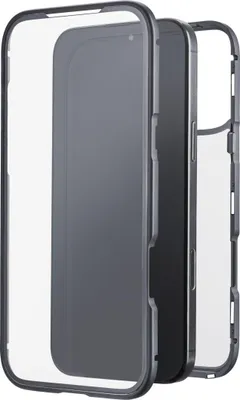 Produktbild von Black Rock Cover "360° Glass" für Apple iPhone 17 Pro Max, Schwarz (00080459) Handyhülle
