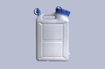 Produktbild von hünersdorff 818110, 11 l, Hart-Polyethylen (HDPE), Blau, Weiß, 277 mm, 132 mm, 435 mm