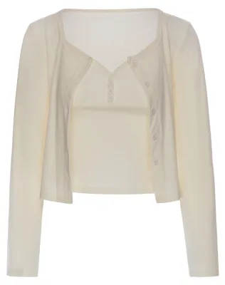Immagine prodotto di BIANY, set da donna composto da due pezzi - color beige, taglia XS