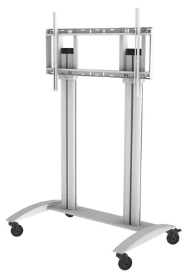 Produktbild von Peerless SR598W, Multimedia-Wagen, Weiß, Flachbildschirm, 136,1 kg, 139,7 cm (55"), 2,49 m (98")