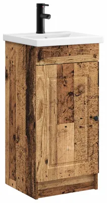 Obrázok produktu pre vidaXL Kúpeľňová skrinka s umývadlom z recyklovaného dreva 42 x 40 x 84,5 cm