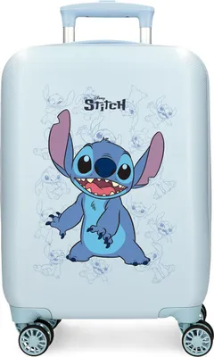 Produktbild von Trolleykoffer Happy Stitch Blauw, 50cm