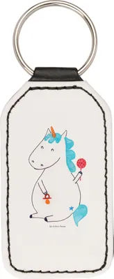 Produktbild von Mr. & Mrs. Panda Schlüsselanhänger Einhorn Baby - Weiß - Geschenk, Geburtstag, Mit Spruch, Einhörner, Party, Taschenanhänger, anhänger für schlüssel, Eltern