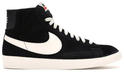 Produktbild von Nike Blazer Mid Vintage Suede Black (Women's) - EU 38.5