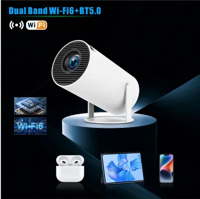 Image de Projecteur portable HD 720p - 200 lumens ANSI - LED - Wi-Fi et HDMI