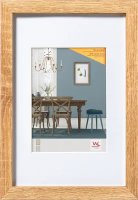 Produktbild von Walther, EFX070E, Fiorito Holzrahmen Kunstglas, 50x70 cm, eiche hell