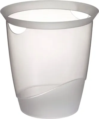 Produktbild von Papierkorb Trend 16 Liter transparent Packung mit 6 Stück