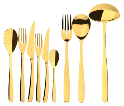 Obrázok produktu pre RIVIERA GOLD, Sada príborov 75 ks, Krabica Gallery, Casa Bugatti