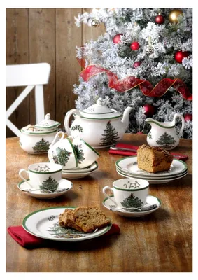 Produktbild von Teekanne mit Weihnachtsbaum-Motiv von Portmeirion