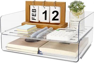 Produktbild von Briefumschlag 2 Stück transparente Briefablagen, A
