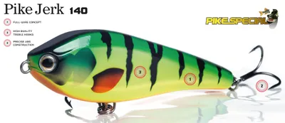 Produktbild von Molix Pike Jerk 140 Sinking 85g - Jerkbait