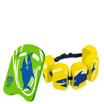 Immagine prodotto di Beco Sealife Kick Board Shark con cintura di nuoto - giallo
