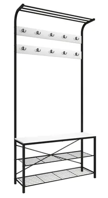 Zdjęcie produktu dla Stojak na buty | Wymiary ok. H. 190 x W. 90 x D. 30 cm | Szafa w stylu przemysłowym | Szafa - Taliro