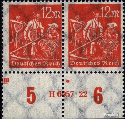 Produktbild von Briefmarken Deutsches Reich 1922 Mi 240 HAN postfrisch Arbeitergruppen