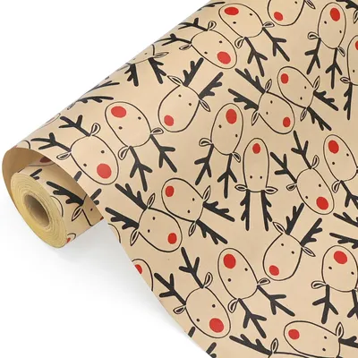 Zdjęcie produktu dla Omgoods - Papier do pakowania prezentów, 60 cm, idealny na Boże Narodzenie