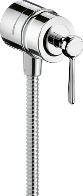 Immagine prodotto di hansgrohe AXOR Montreux Fixfit Stop Raccord de tuyau, robinet d'arrêt, béqu'ille, 16883800, 16883800