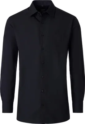 Produktbild von VENTI Herren Businesshemd Langarm Kent Comfort-Fit Schwarz 44