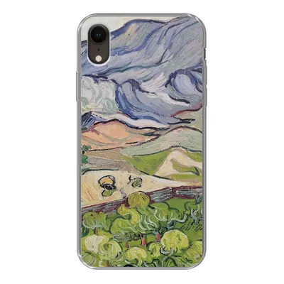Produktbild von MuchoWow® Handyhülle Schutzhülle Hülle für iPhone XR Die Alpen - Vincent van Gogh Silikon Softcase Handy Hülle - Schutzdeckel