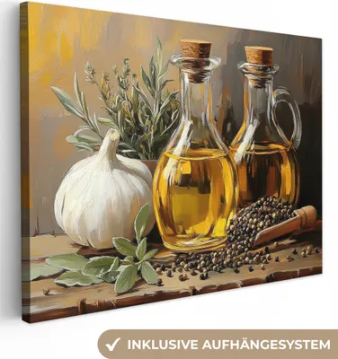 Obrázek produktu pro Obrazy na plátně 40x30 cm - příroda - kuchyně - koření, nástěnné umění, dekorace do obývacího pokoje, obrázek