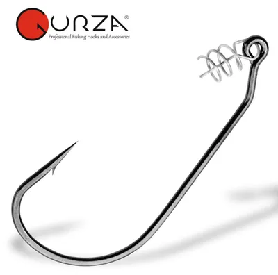 Produktbild von Gurza Easy Swimbait Hook - Offset Haken mit Schraubspirale, Größe/Packungsinhalt:Gr. 2 - 10 Stück