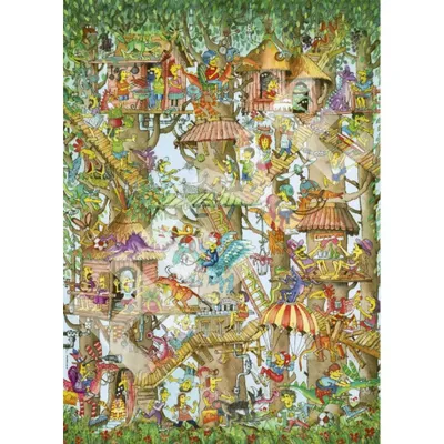 Obrázek produktu pro HEYE Puzzle Chaty na stromech 1000 Teile
